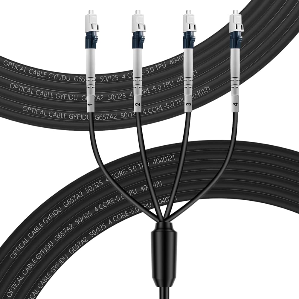 Outdoor Armored Fiber Optic Cable Direct Burial