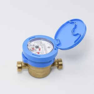 Brass Single Jet Water Meter DN15 - CE Certified Cold Water Flow Meter